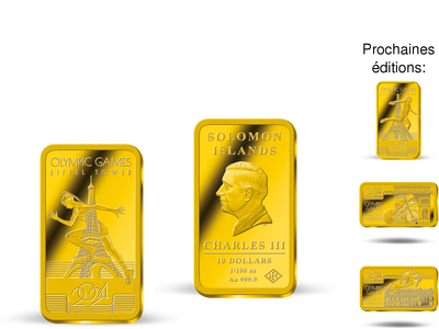 Collection : Les monnaies-lingots l'or des sports olympiques